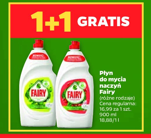 Płyn do mycia naczyń granat Fairy promocja w Netto