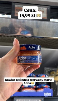 Kawior ze śledzia czerwony  promocja w Biedronka
