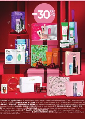 CLINIQUE GLOW ALL OVER serum + maska do twarzy + mgiełka do twarzy + kosmetyczka promocja w Super-Pharm