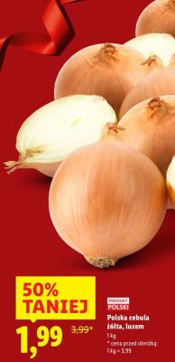 Cebula promocja w Lidl