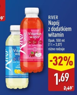 Napój z dodatkiem witamin promocja w Aldi