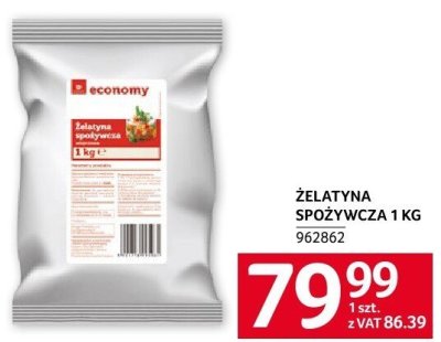 Żelatyna spożywcza 1 KG economy promocja w Selgros