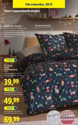 Pościel dwustronna LIVARNO home 220×200 cm promocja w Lidl