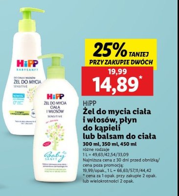Żel do ciała i włosów Hipp promocja