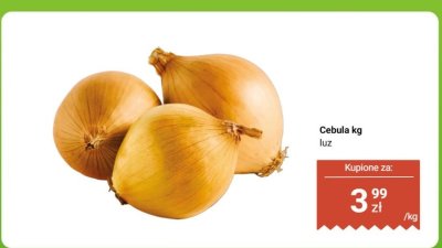 Cebula kg luz promocja w Dino