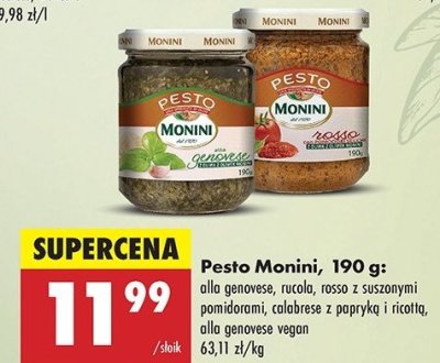 Pesto rosso Monini promocja