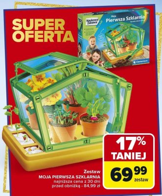Zestaw MOJA PIERWSZA SZKLARNIA promocja w Carrefour