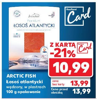 Łosoś atlantycki wędzony na zimno Arctic fish promocja