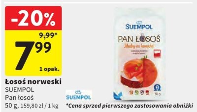 Łosoś norweski SUEMPOL Pán łosoś promocja w Intermarche