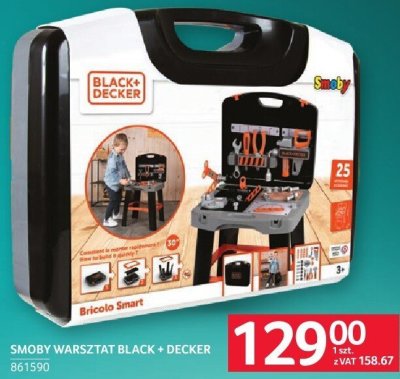Śmoby warsztat Black + Decker promocja w Selgros