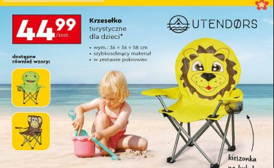 Krzesełko turystyczne 36 x 36 x 58 cm Utendors promocja