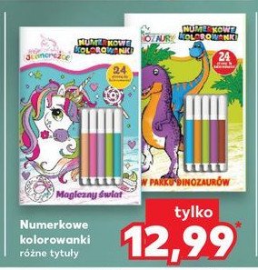 Numerkowe kolorowanki magiczny świat promocja w Kaufland