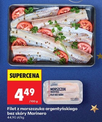 Filet z morszczuka argentyńskiego bez skóry  promocja w Biedronka