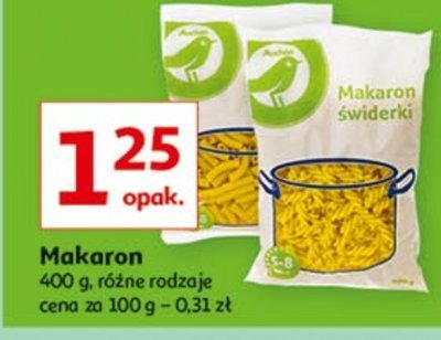 Makaron świderki Auchan promocja