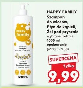 Żel pod prysznic nawilżający 4organic happy family promocja