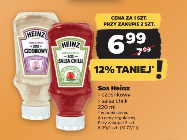 Sos salsa Heinz promocja w Netto