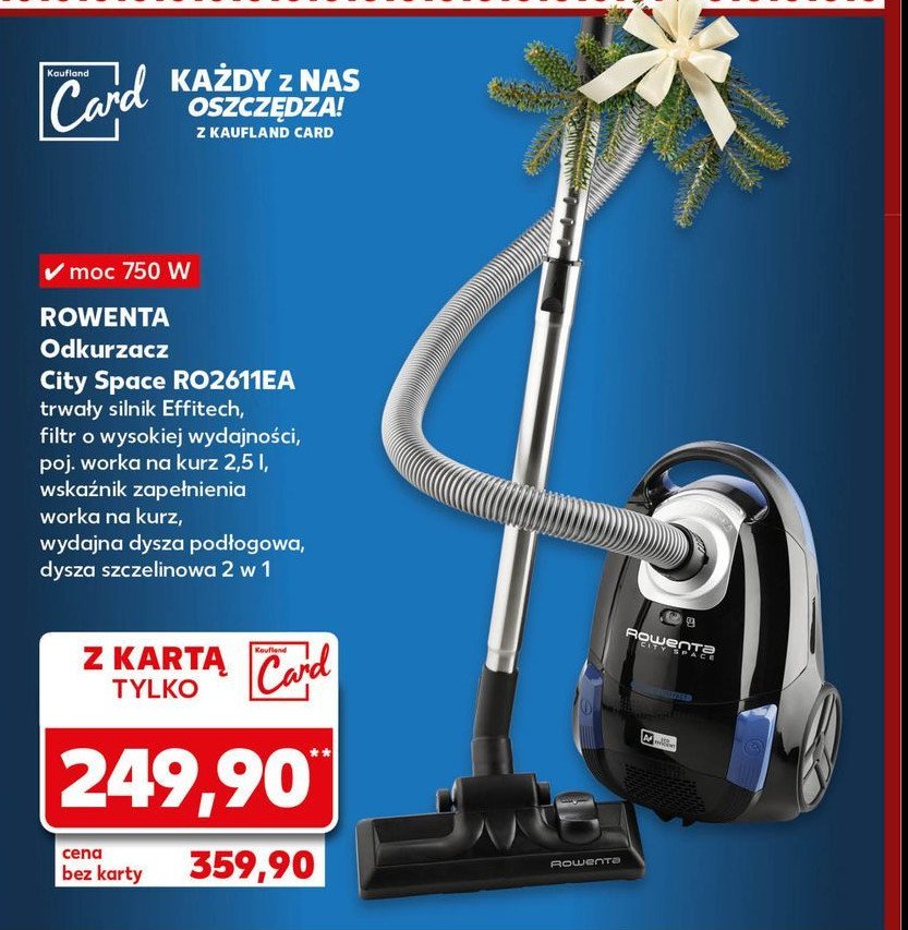 Odkurzacz ro2611ea Rowenta promocja