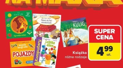 Książka różne rodzaje promocja w Carrefour