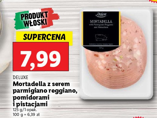 Mortadela z serem parmigiano reggiano Deluxe promocja