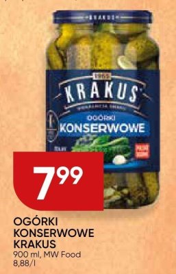 Ogórki konserwowe krakus promocja w Chata Polska