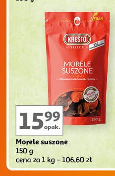 Morele suszone Kresto promocja