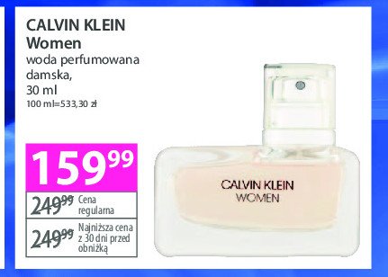 Woda perfumowana Calvin klein women promocja