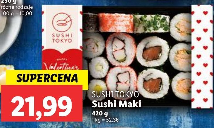 Sushi maki Tokyo sushi promocja