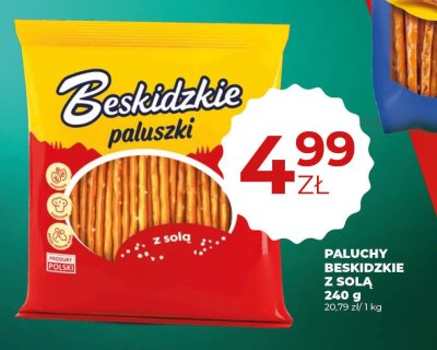 Paluszki Beskidzkie z solą promocja w Duży Ben