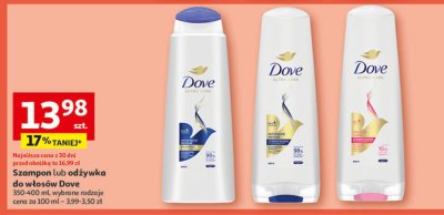 Odżywka do włosów Dove color care promocja
