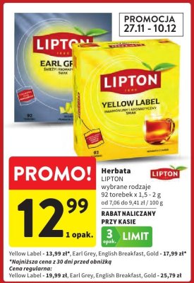Herbata promocja w Intermarche