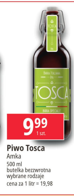 Piwo Birra italiana chiara tosca birra doppio malto promocja