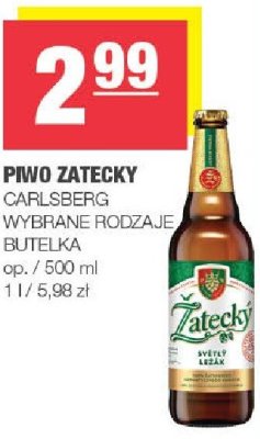 Piwo Zatecky Carlsberg promocja w SPAR