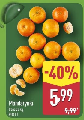 Mandarynki promocja w Aldi