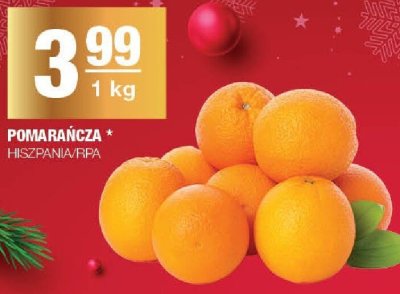 Pomarańcza Hiszpania/RPA promocja w SPAR