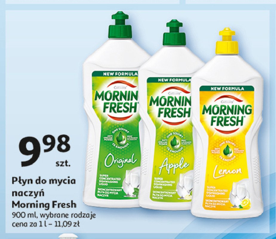 Płyn do naczyń apple Morning fresh promocja w Auchan