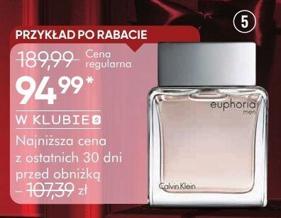 Woda toaletowa CALVIN KLEIN EUPHORIA męska promocja w Super-Pharm