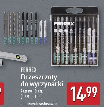 Brzeszczot do wyrzynaki Ferrex promocja w Aldi