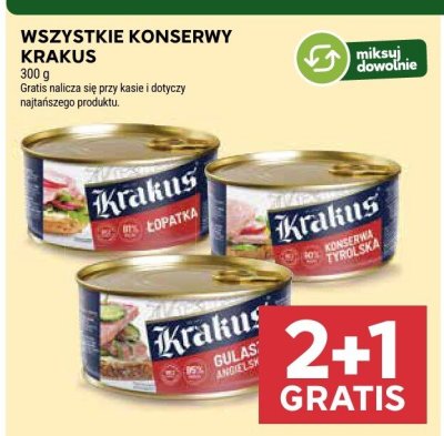 Wszystkie konserwy  promocja w Stokrotka