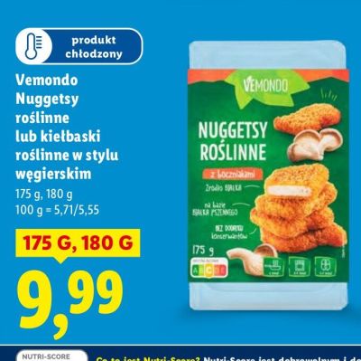 Nuggetsy roślinne z boczniakami promocja w Lidl