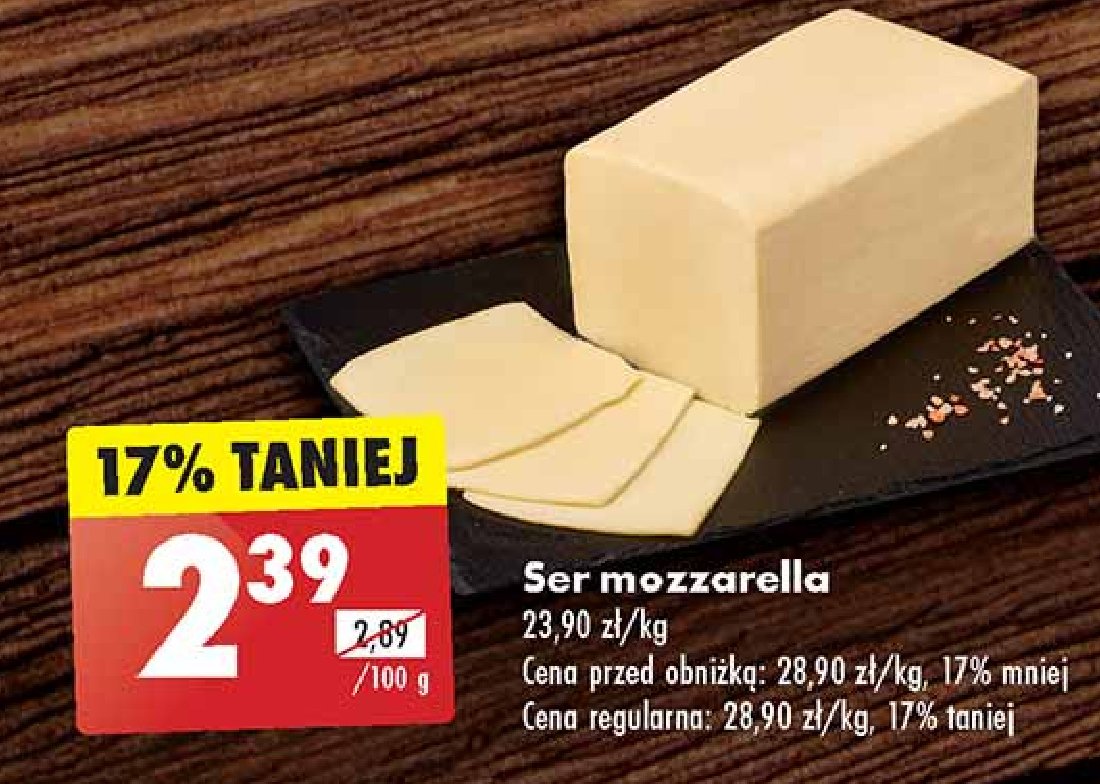 Ser mozzarella promocja