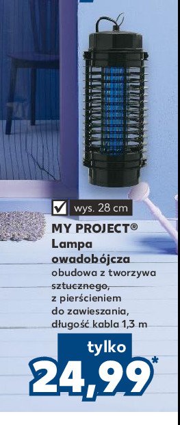 Lampa owadobójcza 28 cm K-classic myproject promocja