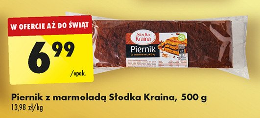 Piernik z marmoladą Słodka kraina promocja w Biedronka