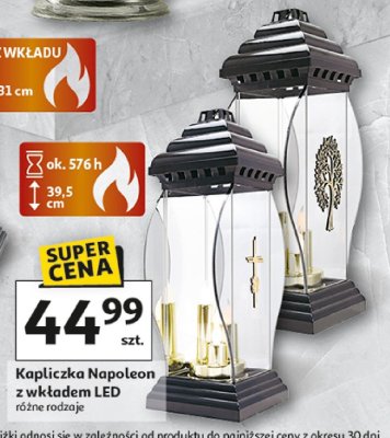 Kapliczka Napoleon z wkładem LED różne rodzaje promocja w Auchan