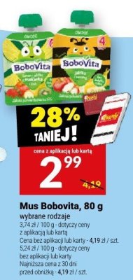 Mus Bobovita, 80 g promocja w Twój Market