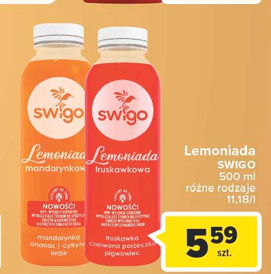Lemoniada mandarynkowa Swigo promocje