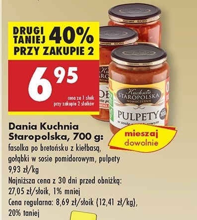 Fasolka po bretońsku z kiełbasą Kuchnia staropolska promocja w Biedronka