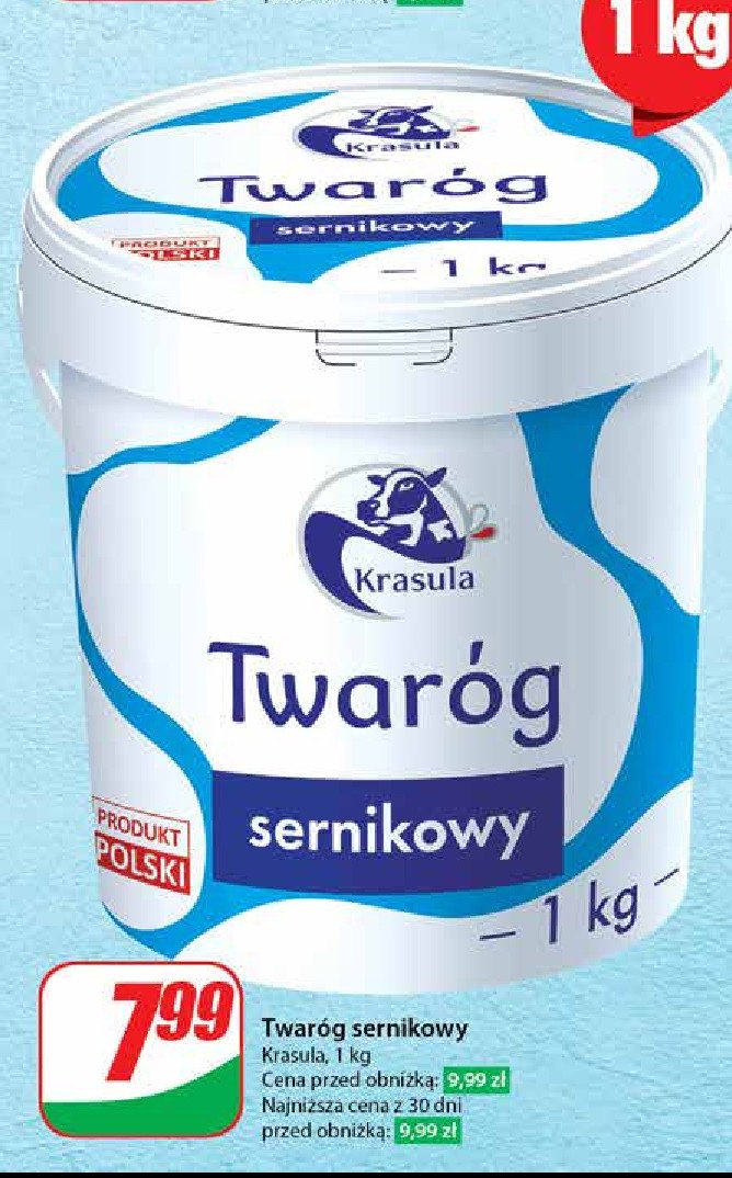 Twaróg sernikowy Krasula promocja