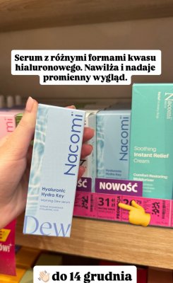 Serum Hyaluronic Hydra Key Morning Dew promocja w Hebe