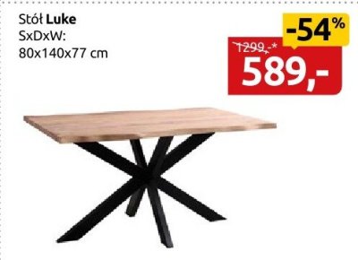 Stół Luke promocja w Black Red White