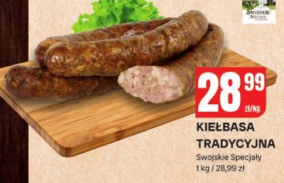 Kiełbasa tradycyjna Swojskie Specjały promocja w Chorten